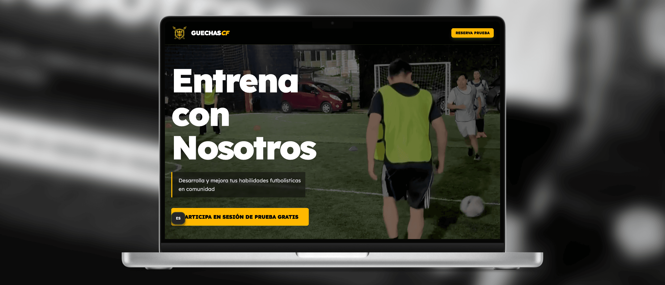 Captura del proyecto Guechas CF